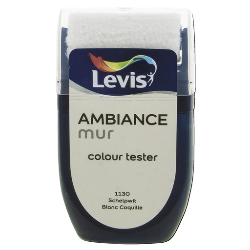 Levis Ambiance Tester Muurverf Extra mat 30ml 1130 Schelpwit