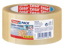 [1001544] TESA VERPAKKINGSTAPE TRANSPARANT ULTRA STRONG 50MMX66M