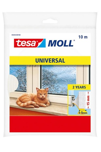 [1001555] TESA UNIVERSEEL SCHUIMPROFIEL WIT 10M