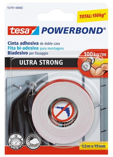 [1006666] TESA POWERBOND MONTAGETAPE ULTRA STRONG 1,5M