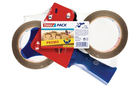 [57455-00001-01] TESA AFROLLER + TAPE BRUIN(66MX50MM)-2ST