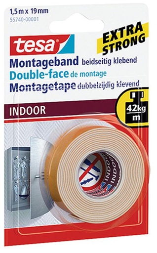 [1002805] TESA MONTAGE KLEEFB INDOOR 1,5MX19