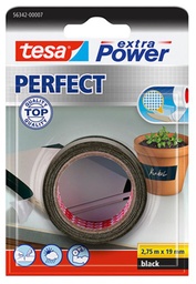 [1001732] TESA EXTRA POWER PERFECT ZWART 19MMX2.75