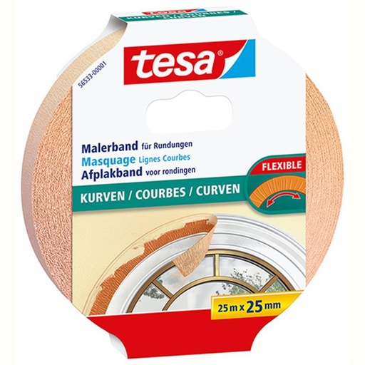 [1052456] TESA AFPLAKBAND FLEXIBLE 25MMX25M