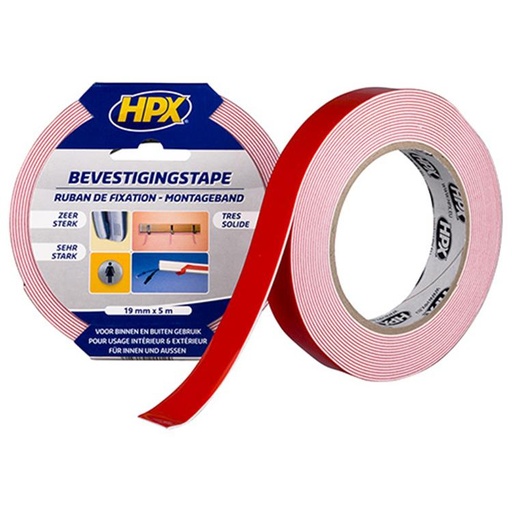 [DS1905] HPX TAPE DUBBELZIJDIG 19MMX5M