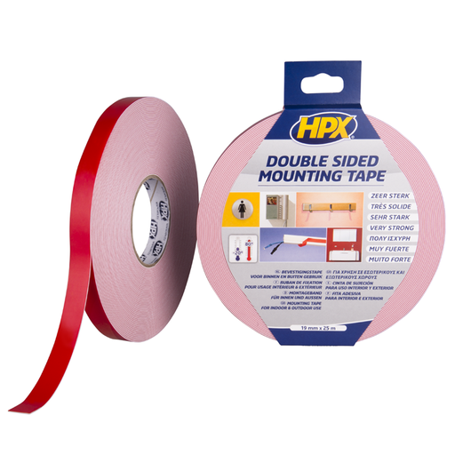 [DS1925] HPX DUBBELZIJDIGE TAPE 19MMX25M