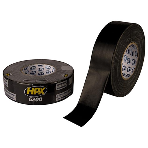 [CB5050] HPX 6200 REPARATIE TAPE 50MM X 50M ZWART