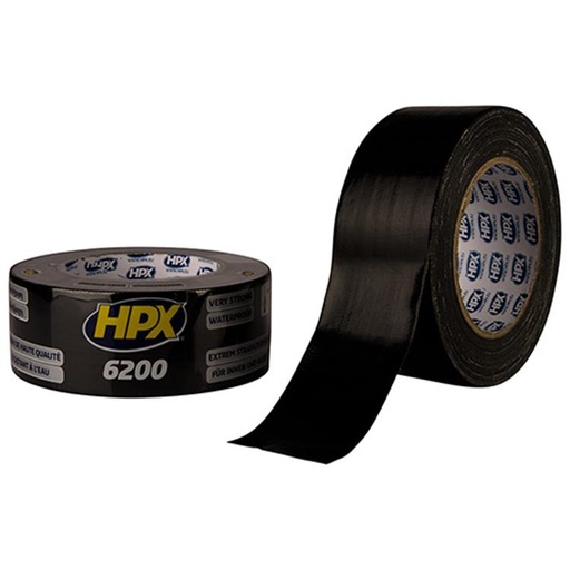 [CB5025] HPX 6200 REPARATIE TAPE 50MM X 25M ZWART