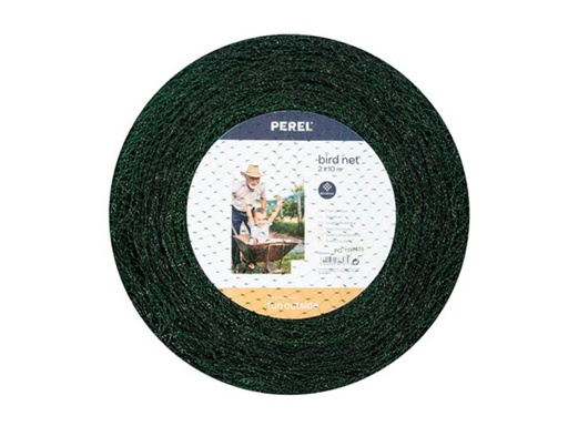 [GBN210] Vogelnet, Polyester, Maaswijdte 2 cm², 2 x 10 m, Groen