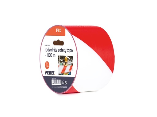 [1187-100R] Signalisatielint 100m Rood/Wit