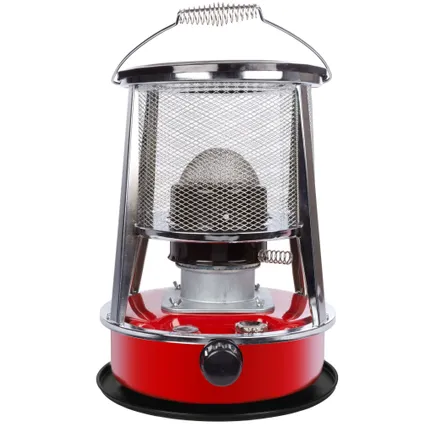 [TC84100N] Perel Petroleumkachel Met Lont, Voor Buiten, Kerosine, 33 X 45 Cm, 2600 W, Rood 