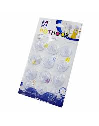 [E-082] Plakhaak Transparant 12st