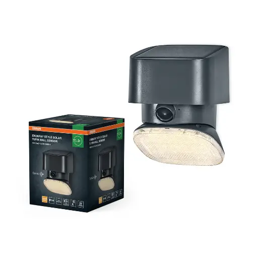 [OS415135] OSRAM ENDURA STYLE SOLAR WANDLAMP MET SENSOR