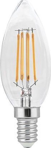 [TT-500308] TWILIGHT LED FILAMENT KAARSLAMP E14 2W 230Lm 2700K