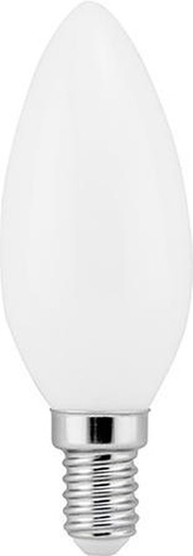 [TT-500322] TWILIGHT LED FILAMENT KAARSLAMP MELKGLAS (DIMBAAR) E14 4W 470Lm 2700K