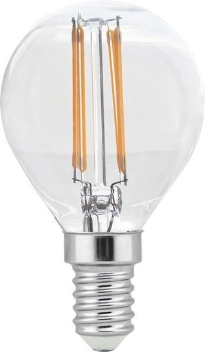 [TT-500124] TWILIGHT LED FILAMENT BOLLAMP E14 4W 470Lm 6500K