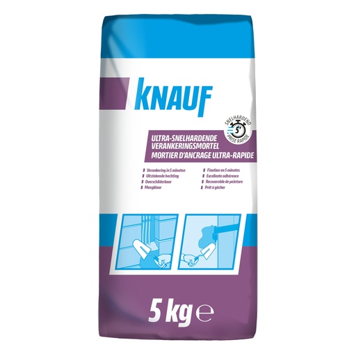 [00872074] KNAUF Ultra-Snelhardende Verankeringsmortel 5 min 5kg