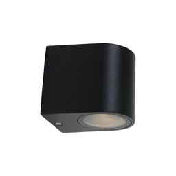 [FE1000500] WANDLAMP LED'S Light BUITEN MAT ZWART ROND DOWN GU10