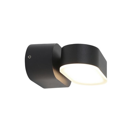 [FE1000510] WANDLAMP LED'S Light BUITEN MAT ZWART DRAAIBAAR 7,5W