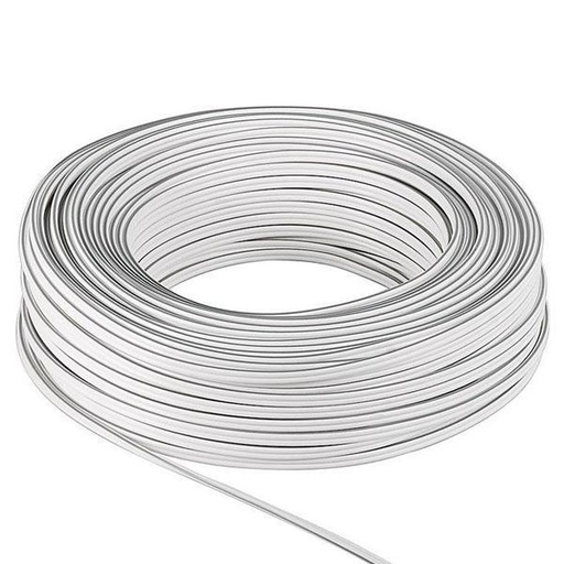HIFI LUIDSPREKERKABEL WIT 2X0,75 mm² 100m rol