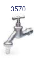 [06357015] Dubbeldienst Kraan MAT Chroom 1/2"