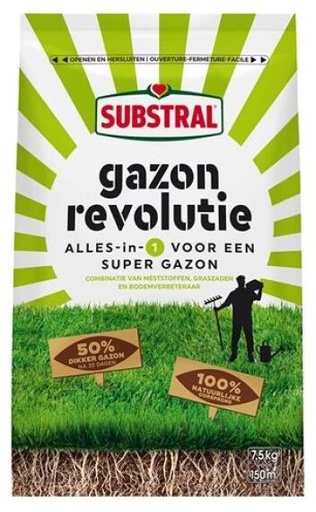 [SUGR150] SUBSTRAL Gazonrevolutie 7,5Kg