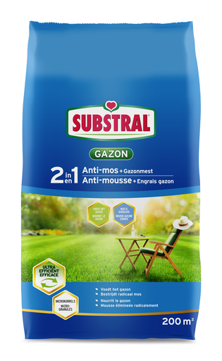 [40544] Substral Gazonmest 2in1 200m²