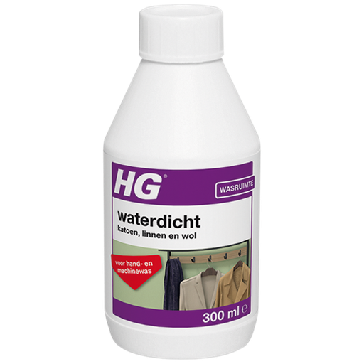 [177 030 103] HG WATERDICHT KATOEN, LINNEN, WOL EN GEMENGDE TEXTIELSOORT 300ML