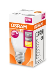 |LED LAMP OSRAM DIMBAAR E27 2,5W