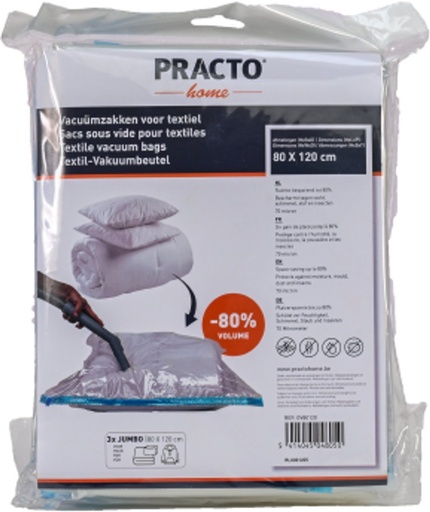 [OV80120] Vacuum Opberghoes 80x120cm 3st