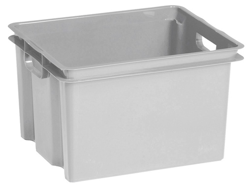 [243739] KETER CROWNEST BOX 30L LICHTGRIJS 42.6X36.1X26CM