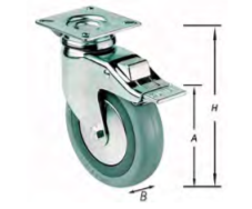 [1-1473-75] ZWENKWIEL/REM RUBBER BLAUW 75MM