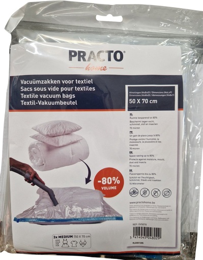 [OV5070] Vacuum Opberghoes 50x70cm 3st