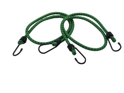 [ELASTIEK 80/2 PRO] 2 Elastieken Ø8mm 80cm + Haken