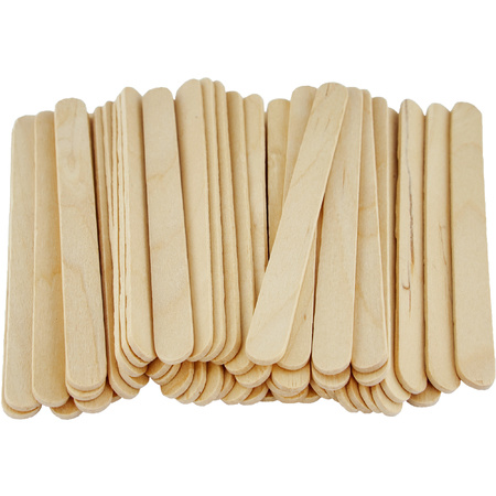 [V-041] HOBBYHOUTJES/SPATELS 15CM NATUREL 50ST