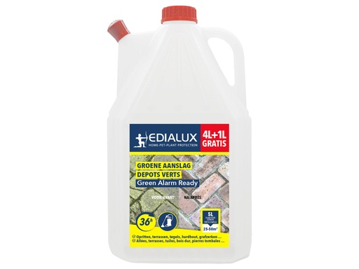 [GREALA5] Edialux Green-Alarm Ready Groene Aanslag 5l