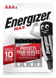 [MAXAAABL4] ENERGIZER BATTERIJEN LR03 AAA 1,5V 4ST