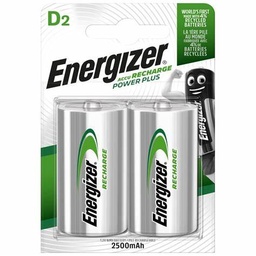 [613875] ENERGIZER BATTERIJEN OPLAADBAAR D HR20 2st 2500mAh