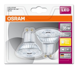 LED SPOT OSRAM GU10 3W DUOPACK