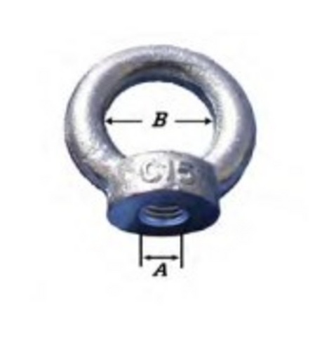 [S-0582-12] Ringmoer - Verzinkt - M12