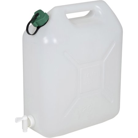 [23231] JERRICAN 20L "VOEDING"+KRAAN WIT