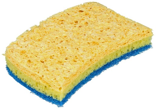 [1002759] Plantaardige Schuurspons Cello Soft Blauw X2