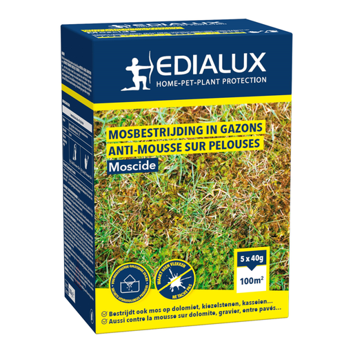 [MOS02] Edialux Moscide Mosbestrijding in Gazons 200g