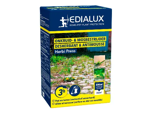 [HERTH05] Edialux Herbi Press Onkruid- & Mosbestrijder 500ml