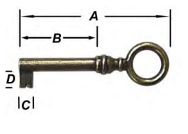 [S-1782-12] PIJPSLEUTEL, RINGMODEL 68-34
