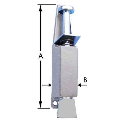 [S-0237] Pedaaldeurstop Voor Binnendeur - 120mm