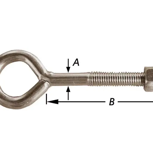 [S-8800-163] Oogbouten Groot Oog Verzinkt M10X110X25mm 2st