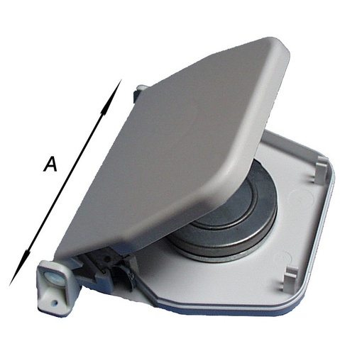[S-8421-1] Lintopwinder mini PVC kast - Wit