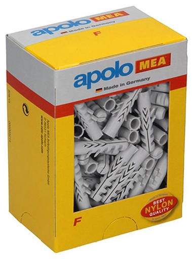 [1003140] MEA Apolo Plug Nylon F10 Ø8x40mm 100 St.