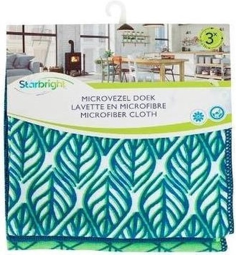 [1010766] STARBRIGHT MICROVEZEL DOEK 35X35CM 250GR/M² 3ST